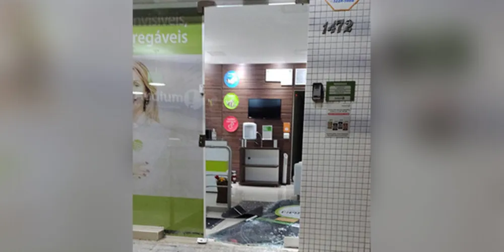 Crime aconteceu em estabelecimento comercial na rua Paula Xavier, no centro de Ponta Grossa