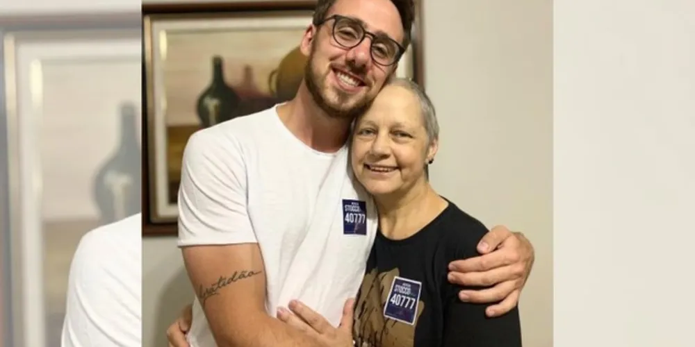 Estela é viúva de Geraldo Stocco e mãe de Geraldo Stocco Filho e Julia Stocco