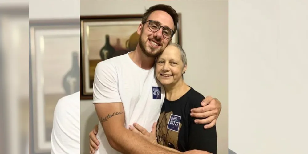 Estela é viúva de Geraldo Stocco e mãe de Geraldo Stocco Filho e Julia Stocco