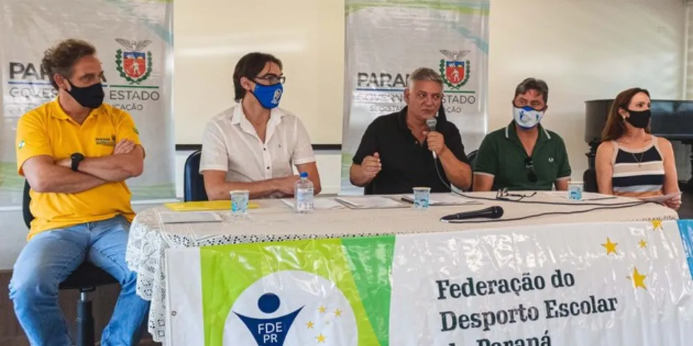 Foi firmado um termo de cooperação que irá potencializar o esporte escolar do Estado.