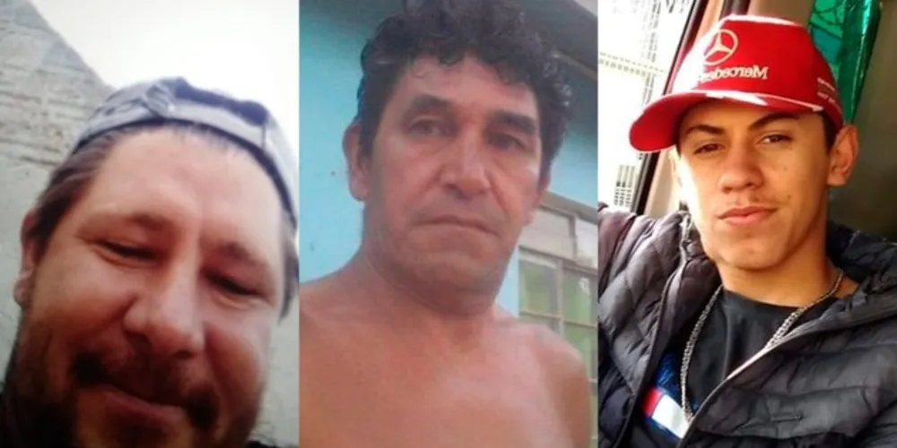 Ronaldo Rodrigues, Emerson Carlos Ribeiro e Lucas Edim Seliger Cunha são as vítimas do triplo homicídio