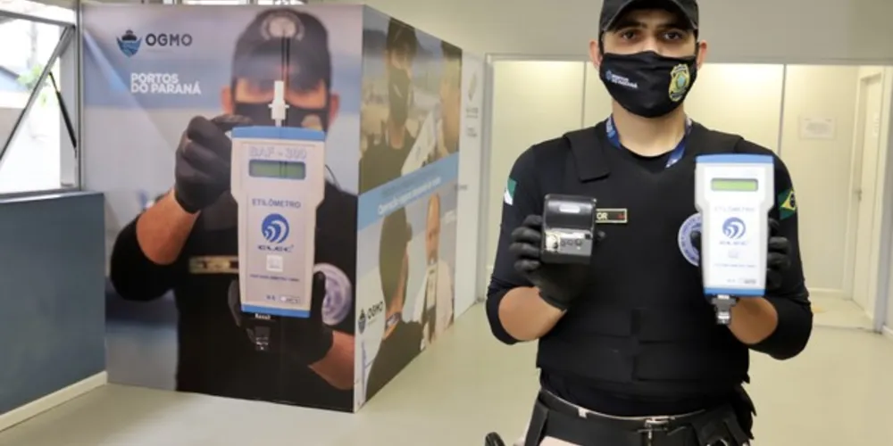 O teste do etilômetro será aplicado por sorteio aleatório realizado pelo sistema eletrônico.