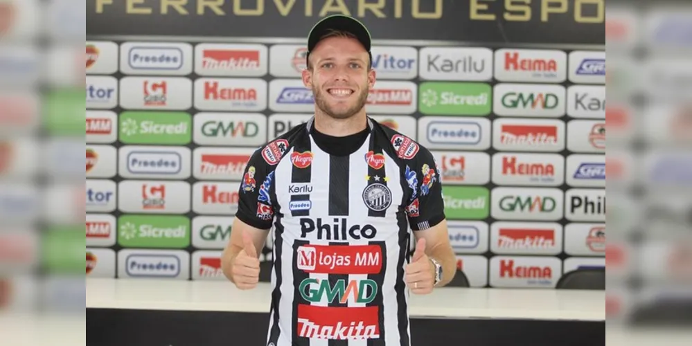 O jogador estava no Pelotas e já atuou por Internacional, Paysandu e Bahia