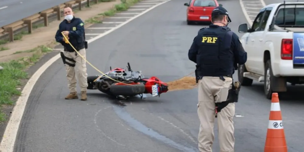 Imagem ilustrativa da imagem Motociclista morre após sofrer queda na BR-376