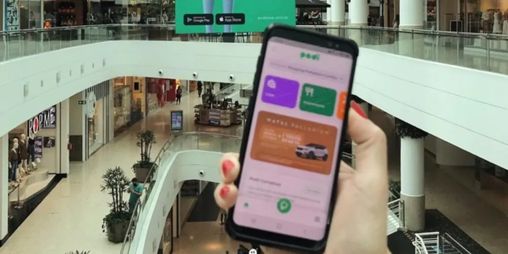 Na versão disponível, o usuário pode encontrar informações de lojas e restaurantes, horários de funcionamento, entre outros