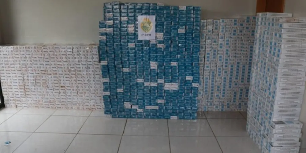 Cigarros paraguaios foram encontrados em Castro e Ponta Grossa nesta quarta-feira