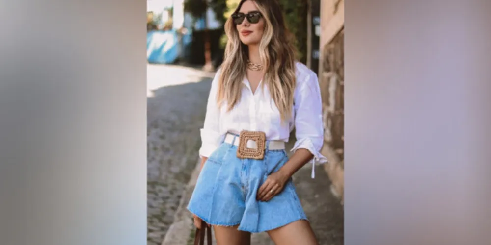 Shorts jeans godê estão em alta na Moda