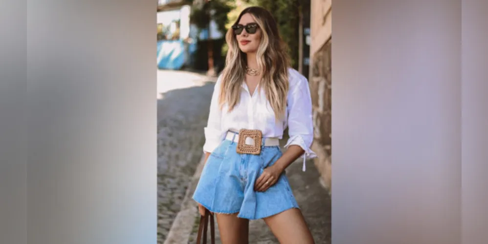 Shorts jeans godê estão em alta na Moda