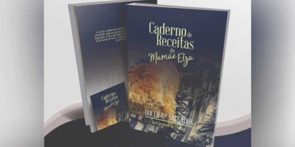 Lançamento do Caderno de Receitas da Mamãe Elza, doces e salgados será neste sábado (12)