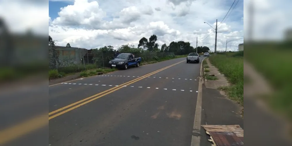 Imagem ilustrativa da imagem Prefeitura de PG instala redutor de velocidade no Contorno Leste
