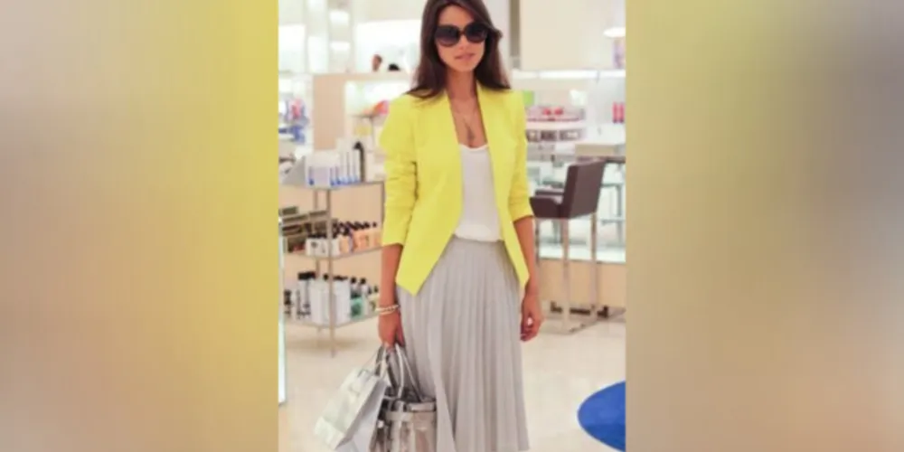 Amarelo e cinza serão as 