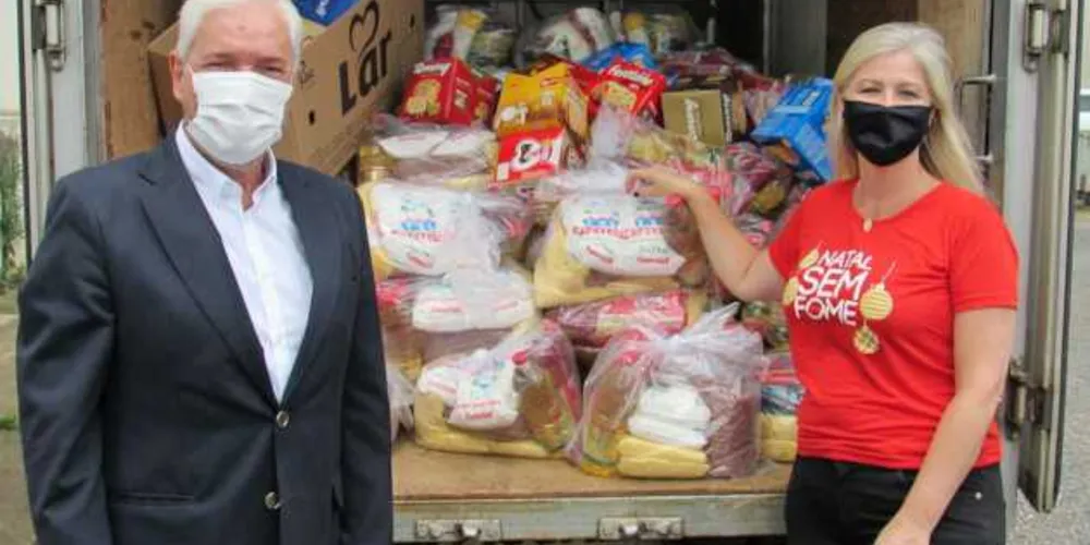 Ao todo, serão feitos dois repasses. Um dos já foi feito à Campanha Natal Sem Fome. Já uma segunda doação terá a participação dos associados. 