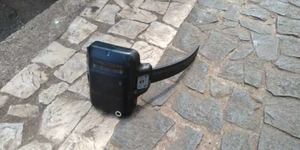 Objeto foi localizado em frente ao antigo Clube Tradição