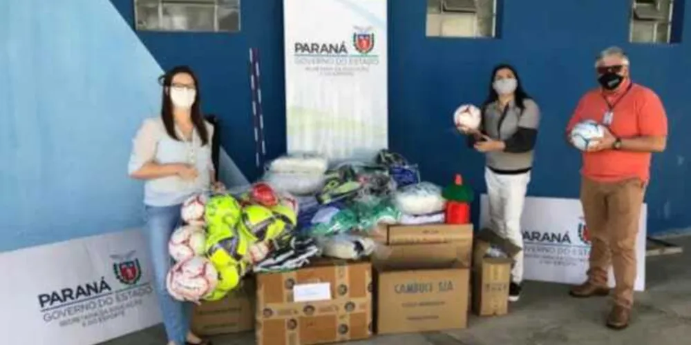 Entrega foi feita pela Paraná Esporte