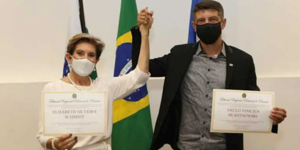 Elizabeth e Saulo já foram diplomados pela Justiça