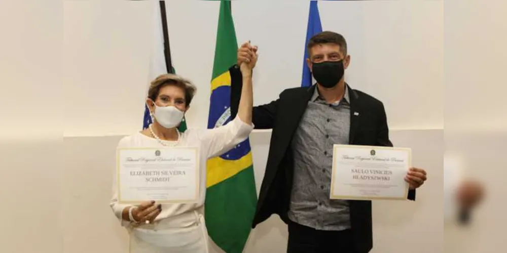 Elizabeth e Saulo já foram diplomados pela Justiça