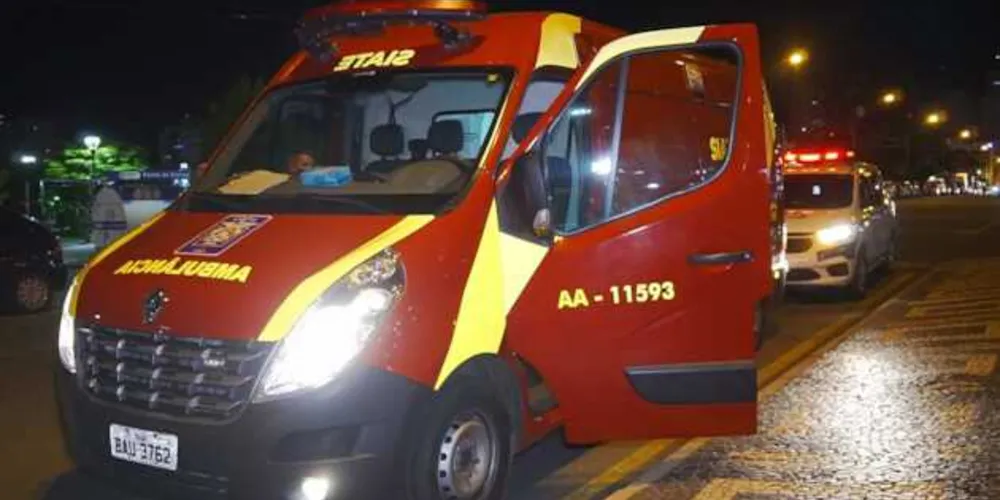 Após a colisão o motociclista saiu com sem prestar socorro