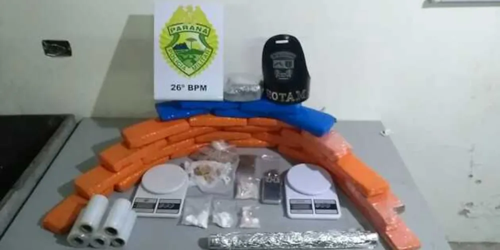 Maior parte das drogas foi apreendida em residência no bairro São João