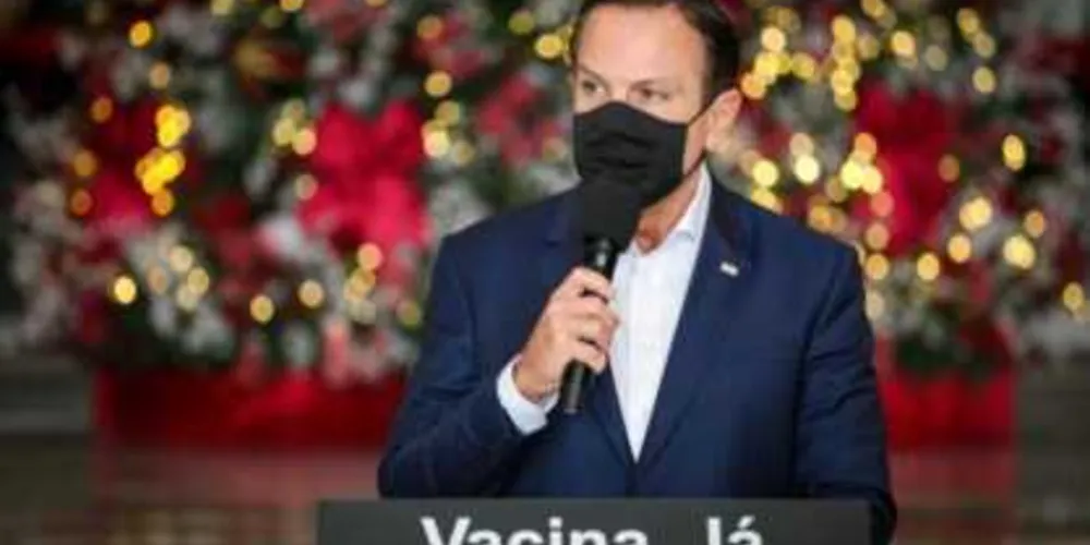 Imagem ilustrativa da imagem Doria apresenta plano de vacinação contra Covid-19