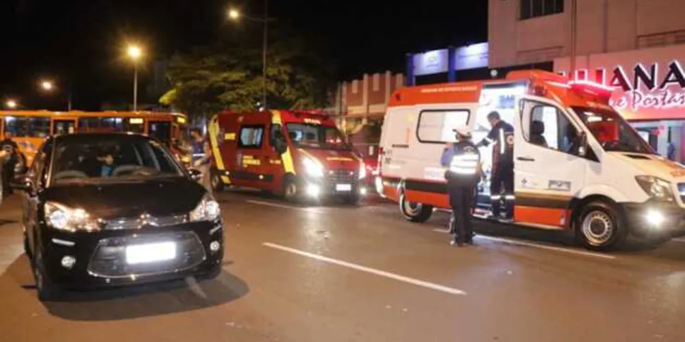 Vítimas foram levadas à Santa Casa com lesões moderadas, sem risco à vida