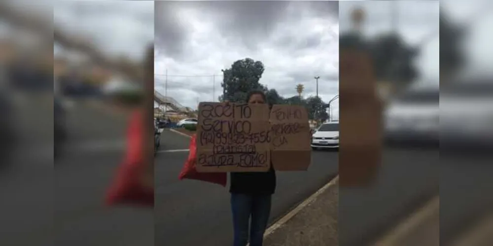  Foto viralizou nas redes sociais na tarde desta quarta-feira (13) 