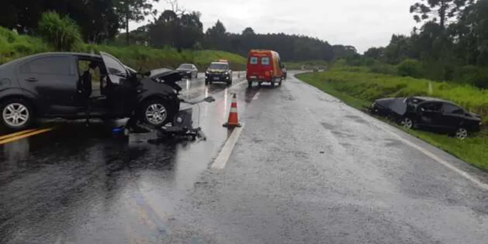 Acidente aconteceu em Fernandes Pinheiro na tarde deste domingo