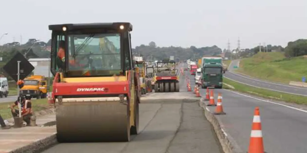 Uma das faixas estará interditada nos pontos que terão intervenções ao longo do dia