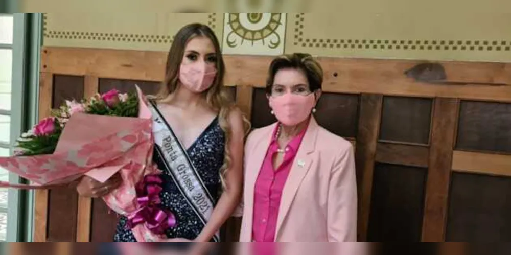 Imagem ilustrativa da imagem Meyrielen Mendes é eleita Miss Ponta Grossa 2021