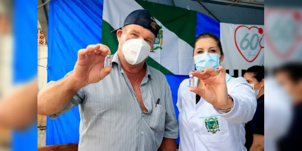 Neste 1º lote, a cidade recebeu 158 doses do imunizante