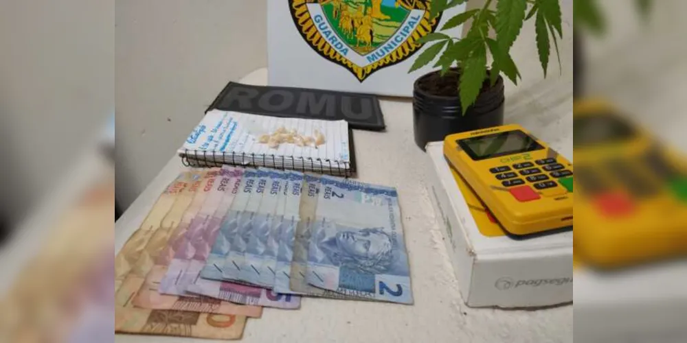 Suspeito confessou que usava máquina de cartão para a venda de drogas no Borato