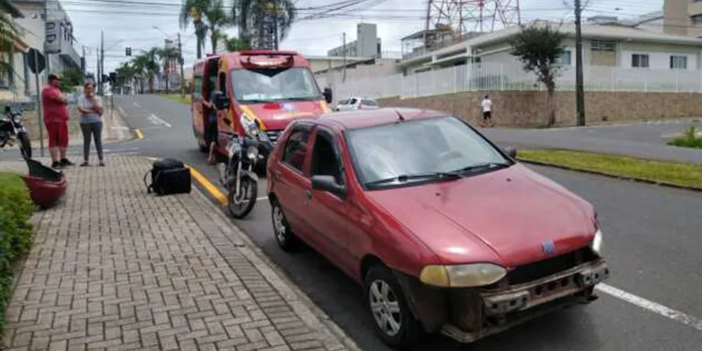 Acidente ocorreu na região central da cidade neste sábado