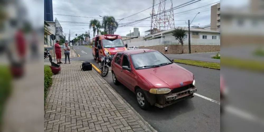 Acidente ocorreu na região central da cidade neste sábado