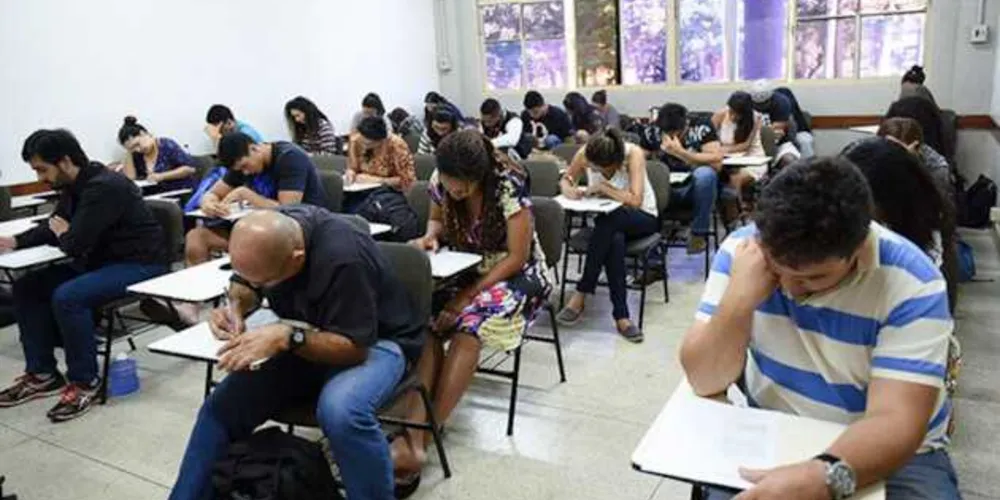 O Encceja é constituído por quatro provas objetivas, por nível de ensino, cada uma contendo 30 questões de múltipla escolha e uma proposta de redação.