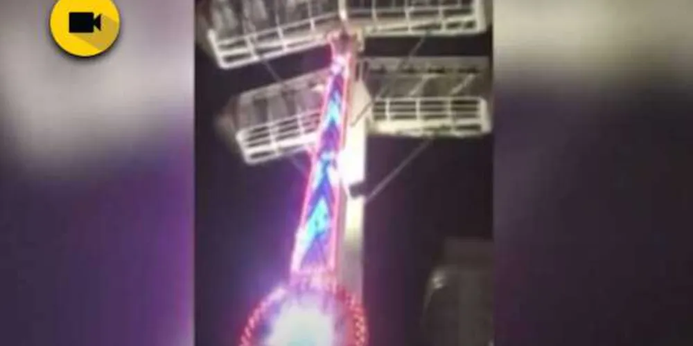 Imagem ilustrativa da imagem Brinquedo trava e pessoas ficam de cabeça para baixo