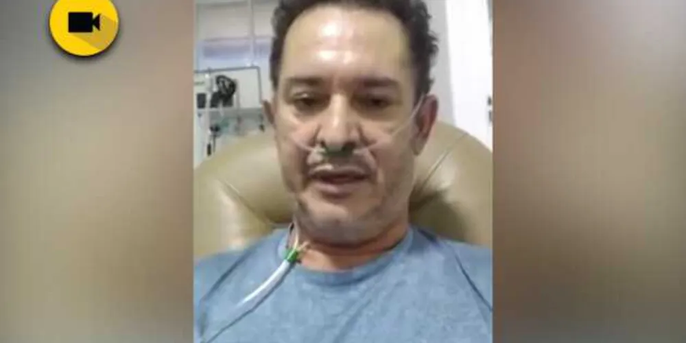 Imagem ilustrativa da imagem Vítima da covid-19, PM gravou vídeo otimista antes de morrer