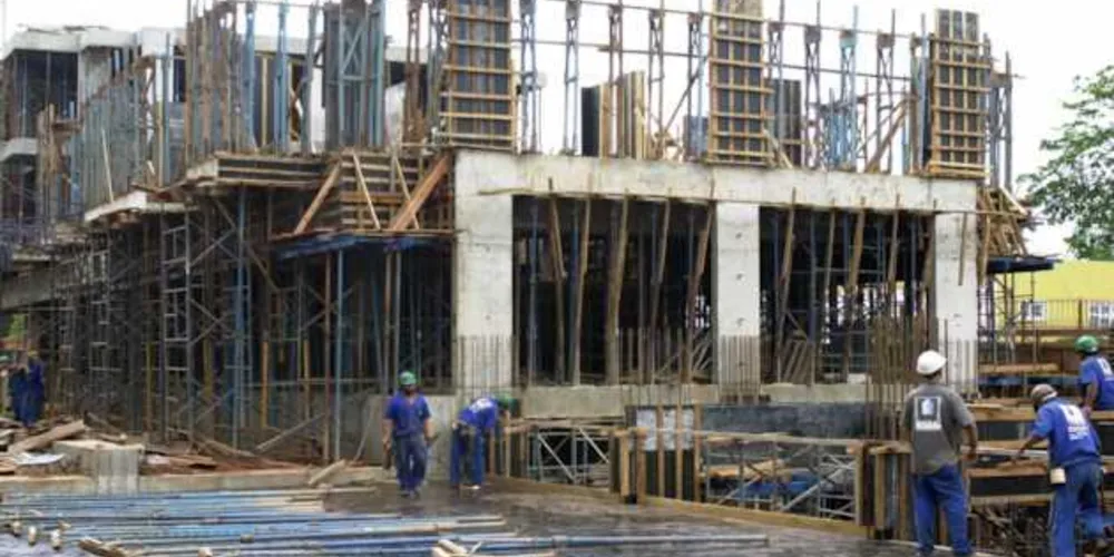 Apesar do cenário de pandemia, a expectativa da construção segue acima dos 50 pontos