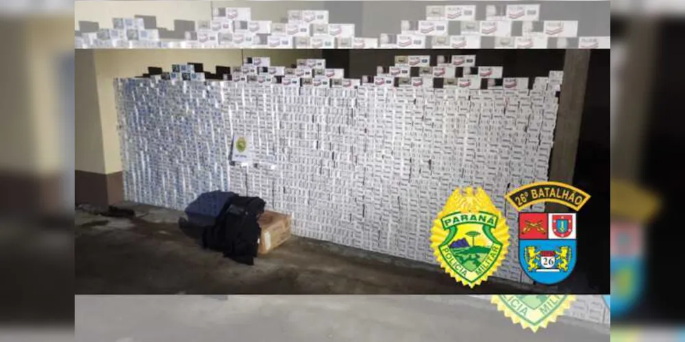Imagem ilustrativa da imagem Após perseguição, policiais apreendem carga de cigarros em Reserva