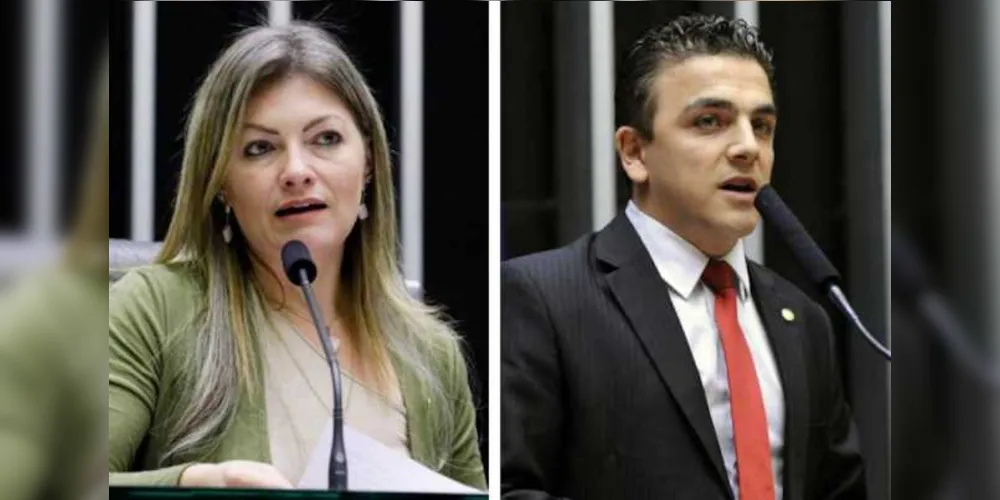 Aline (a esquerda) apoia candidatura de Arhtur Lira, enquanto Aliel (direita) apoia projeto de Baleia Rossi