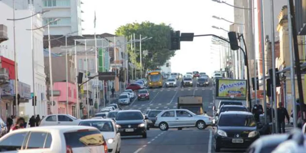 Caso foi registrado na Balduíno Taques, uma das vias mais movimentadas da cidade