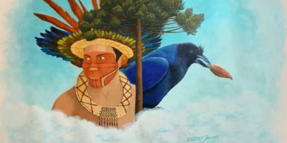 Obra "A lenda da Araucária" de Emauel Sansana foi premiada em concurso estadual