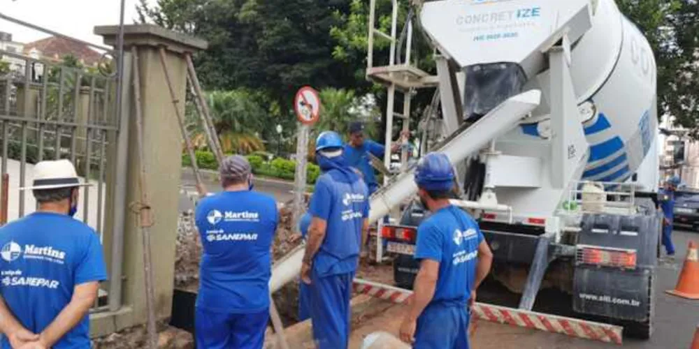 Os serviços começaram já dia 29
