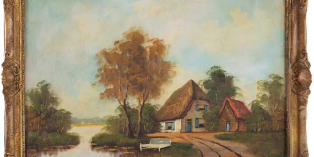 A mostra conta com 16 quadros, doados e que integram o acervo o museu, os quais mostram os gêneros de arte utilizados pelos imigrantes para decorar suas casas.