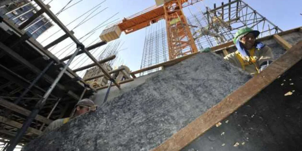 O custo nacional da construção, por metro quadrado, ficou em janeiro em R$ 1.301,84.