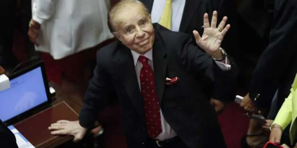 Imagem ilustrativa da imagem Ex-presidente da Argentina Carlos Menem morre aos 90 anos