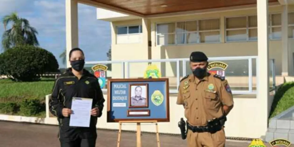 Soldado recebeu elogio individual e receberá medalha Heróis dos Campos Gerais