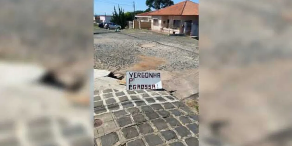 Imagem ilustrativa da imagem Rua problemática revolta moradores de Ponta Grossa