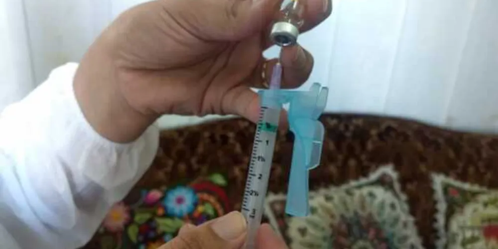 Para esta ação foram disponibilizadas 500 doses.