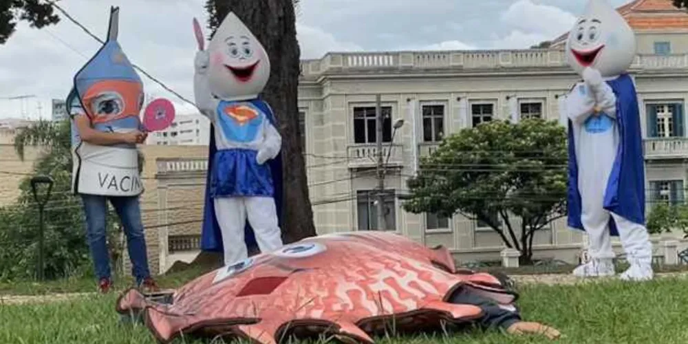 Imagem ilustrativa da imagem Voluntários conscientizam sobre importância da vacinação