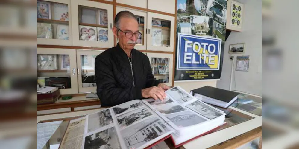 Com seu talento e amor pela fotografia, seu Domingos ajudou a retratar a história e a transformação de Ponta Grossa