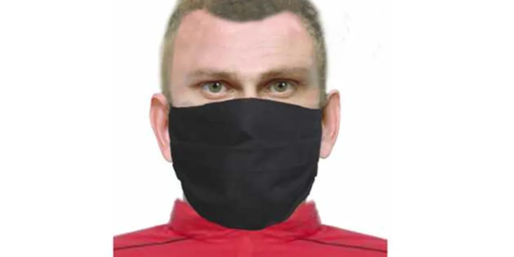Retrato falado do suspeito foi divulgado pela Polícia Civil e denúncias podem ser feitas via 197, 181 ou 190